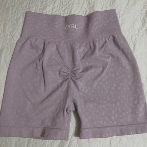 Aybl speckled lilac scrunch shorts